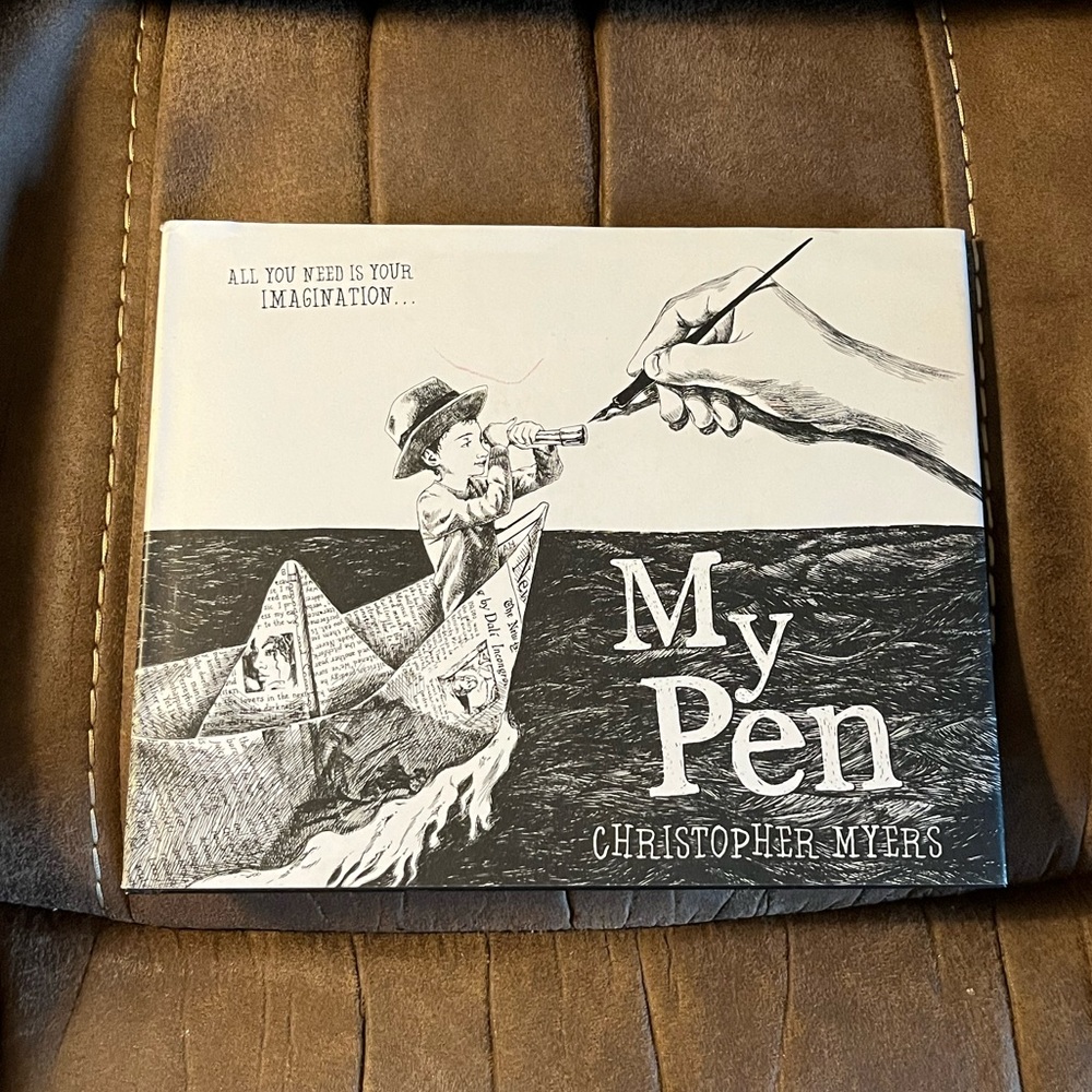 My Pen Book By Christopher Myers 2015 1st Edition Has Dust Jacket